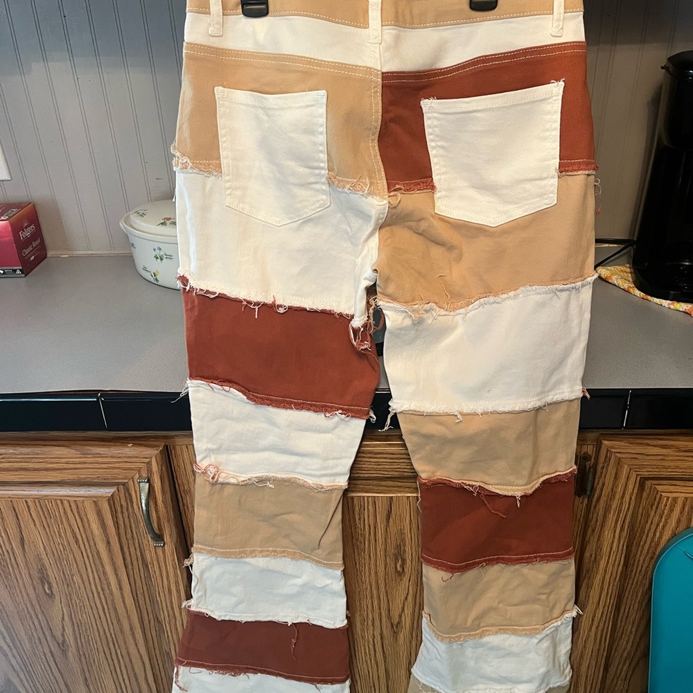 Patchwork Multicolor Jeans - Picture 4 of 4